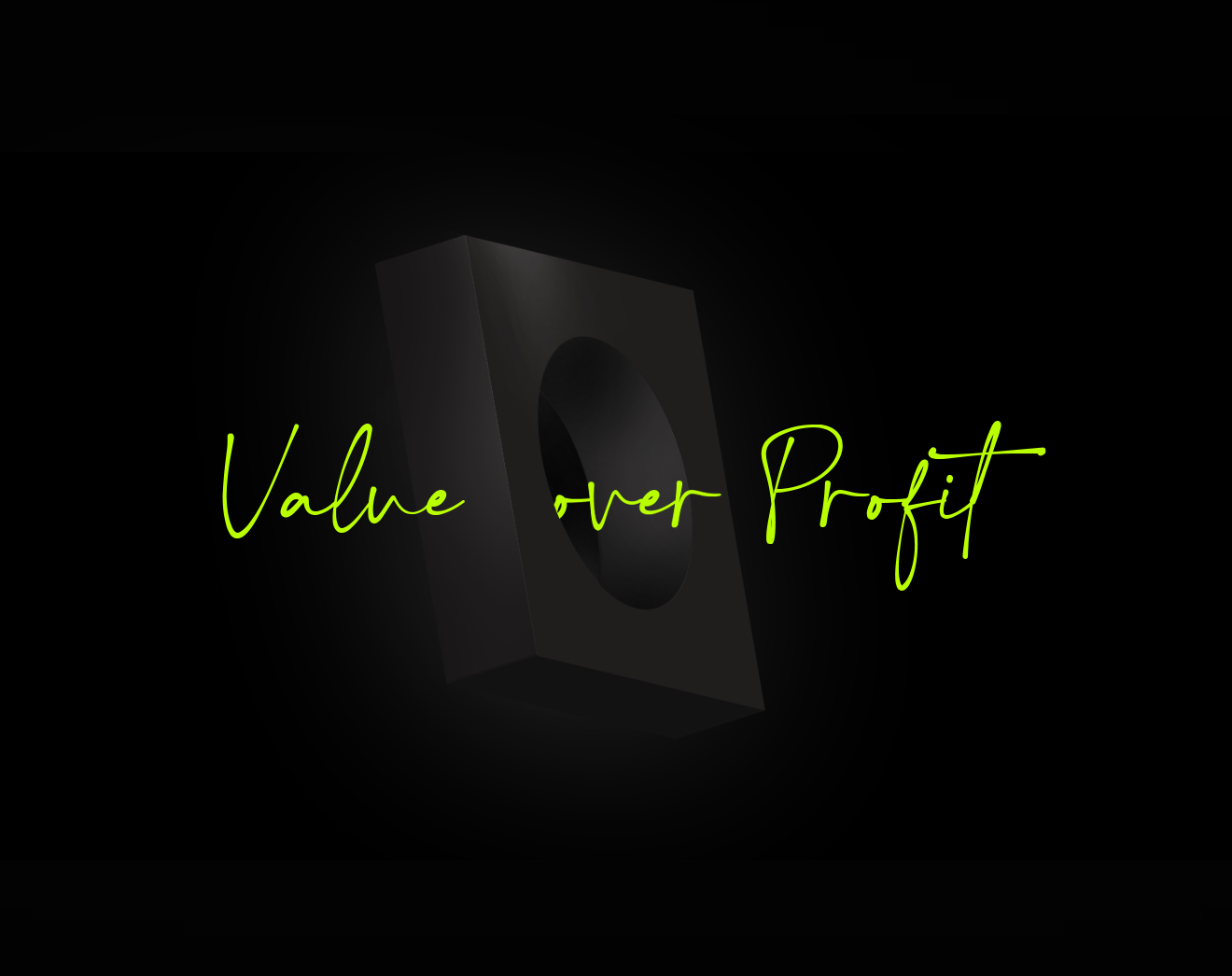 Value over profit - Creative branding agency in Dubai - Moonbox